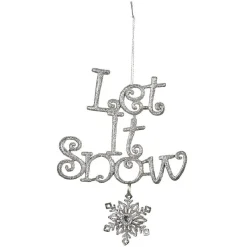 Suspension de Noël message Let it Snow en polystyrène-Gifi Sale