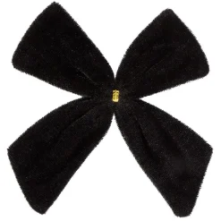 Suspension de Noël Noeud en tissu velours x2-Gifi Hot