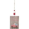 Suspension de Noël Pancarte en bois décor voiture et inscription-Gifi Outlet