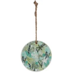 Suspension de Noël ronde en céramique design nature Scandinave-Gifi New