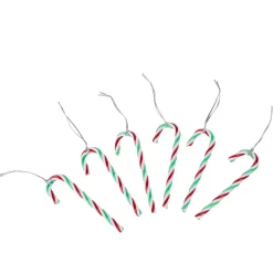 Suspension de Noël sucre d'orge rouge vert x6-Gifi Hot