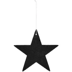 Suspension de Noël Étoile effet floqué-Gifi Hot