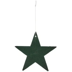 Suspension de Noël Étoile effet floqué-Gifi Hot