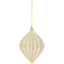 Suspension de sapin Olive décor perles pailleté doré-Gifi Outlet