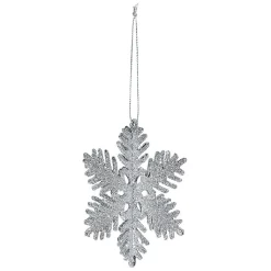 Suspension flocon argenté ou blanc Noël x3-Gifi Hot