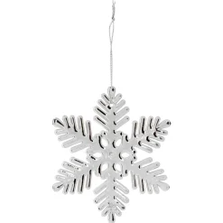 Suspension flocon brillant doré ou argenté-Gifi Discount