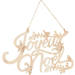 Suspension Joyeux Noël naturelle-Gifi Outlet