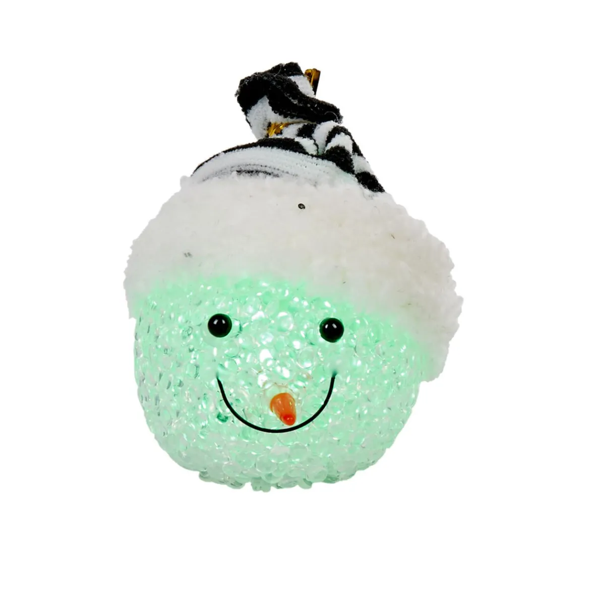 Suspension lumineuse bonhomme de neige 1 led multicolore-Gifi Discount