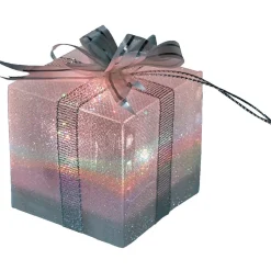 Suspension lumineuse forme cadeau 1 led multicolore-Gifi Sale