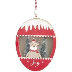 Suspension lumineuse Noël en bois-Gifi Online