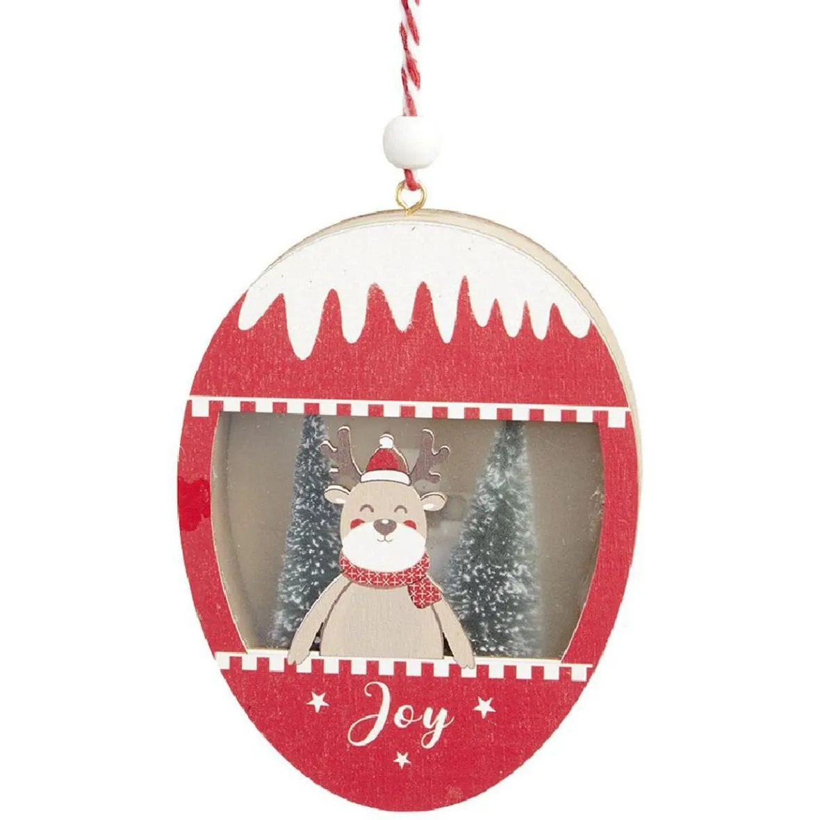 Suspension lumineuse Noël en bois-Gifi Online