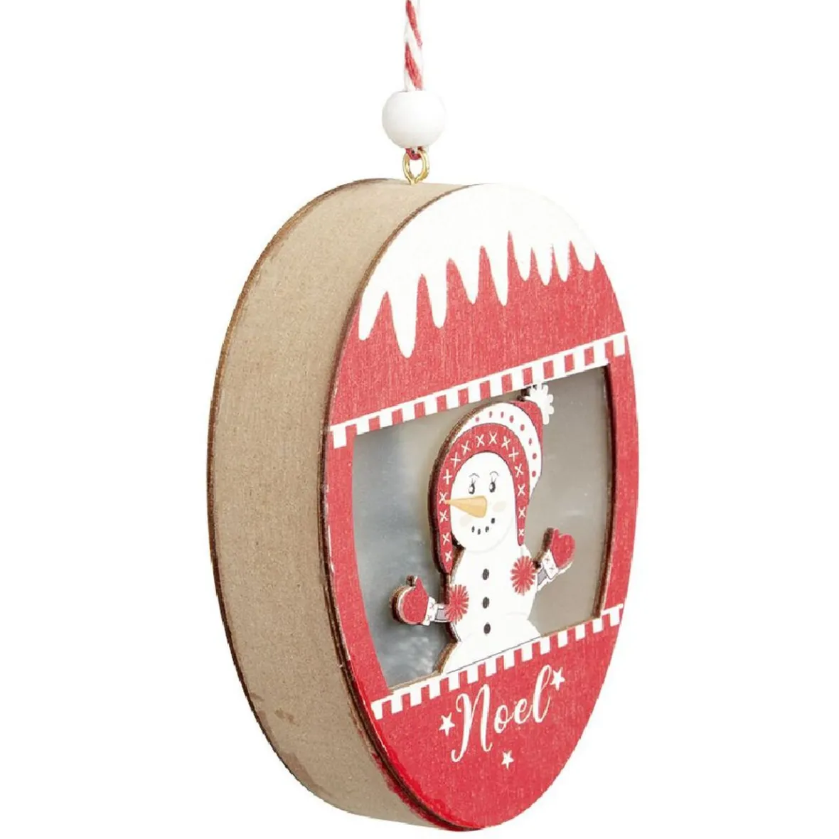 Suspension lumineuse Noël en bois-Gifi Online