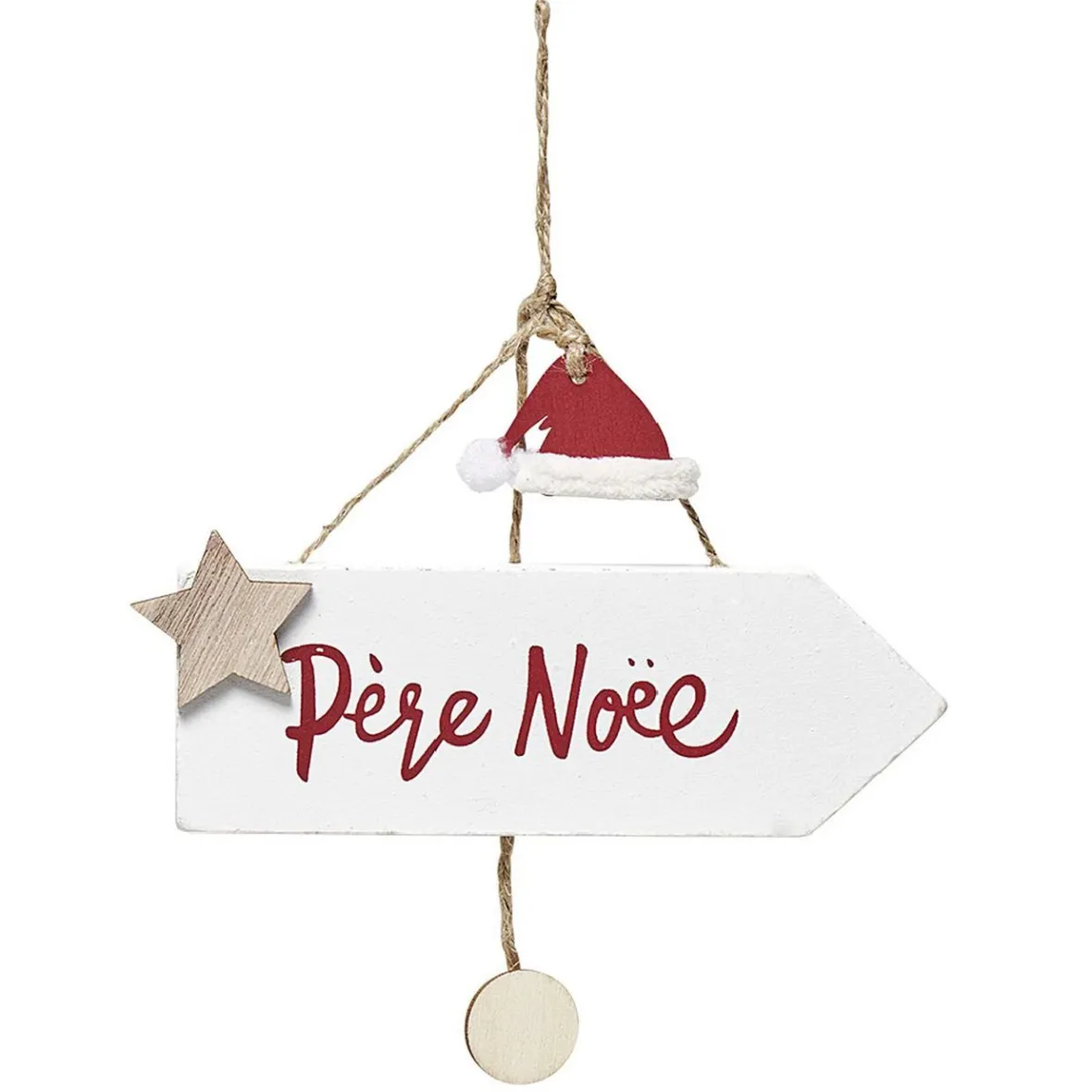 Suspension panneaux de Noël en bois-Gifi Hot