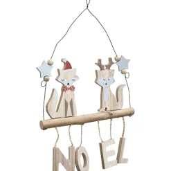 Suspension renard beige Noël-Gifi Online