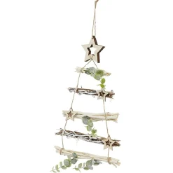 Suspension Sapin en bois flotté vert naturel-Gifi Online