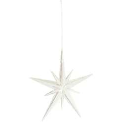 Suspension Étoile de Noël en acrylique iridescent-Gifi Clearance
