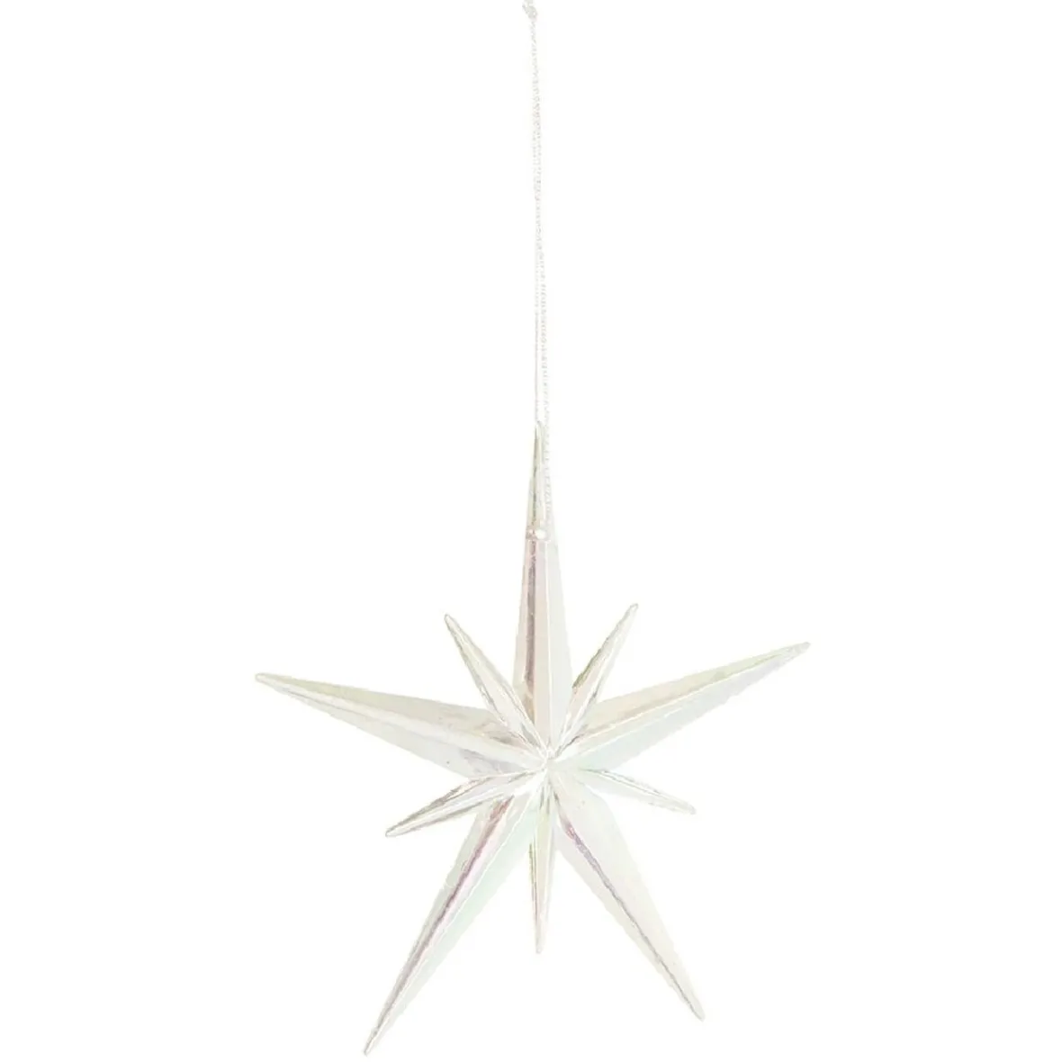 Suspension Étoile de Noël en acrylique iridescent-Gifi Clearance