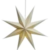 Suspension étoile lumineuse 10 LED blanc chaud H65 cm-Gifi Outlet