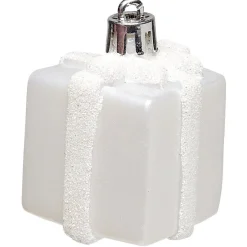 Suspensions de Noël plastique blanc-Gifi Clearance