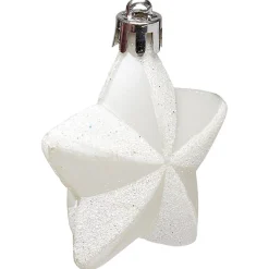 Suspensions de Noël plastique blanc-Gifi Clearance