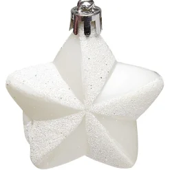 Suspensions de Noël plastique blanc-Gifi Clearance