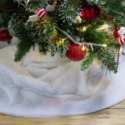 Tapis de neige pailleté village Noël-Gifi Discount