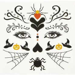 Tatouage éphémère visage enfant Halloween-Gifi