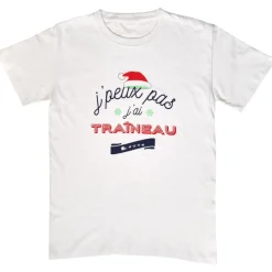 Tee-shirt de Noël imprimé amusant taille adulte-Gifi Discount