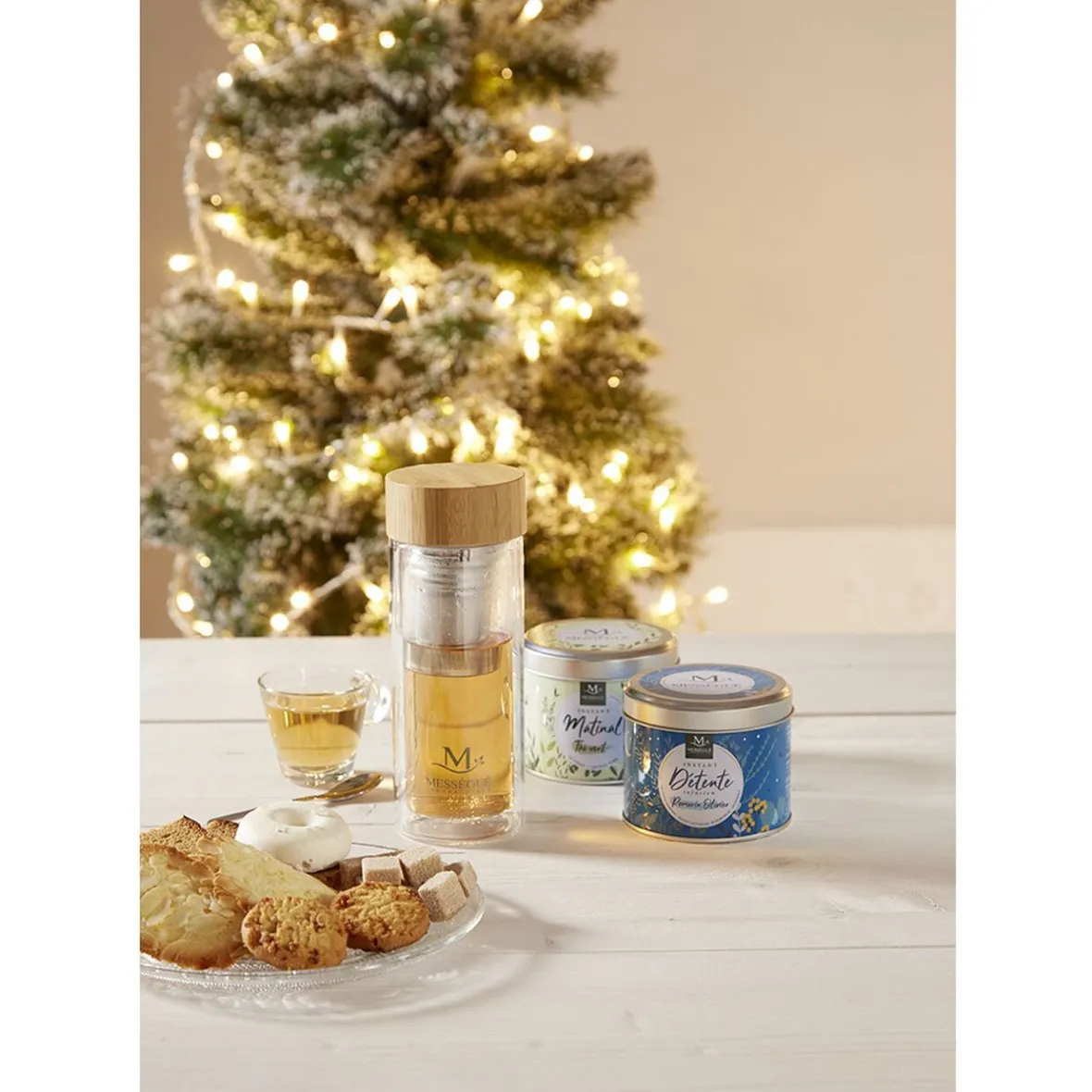 Théière Infuseur nomade verre Mességué Thermo transparent 350 ml-Gifi Best