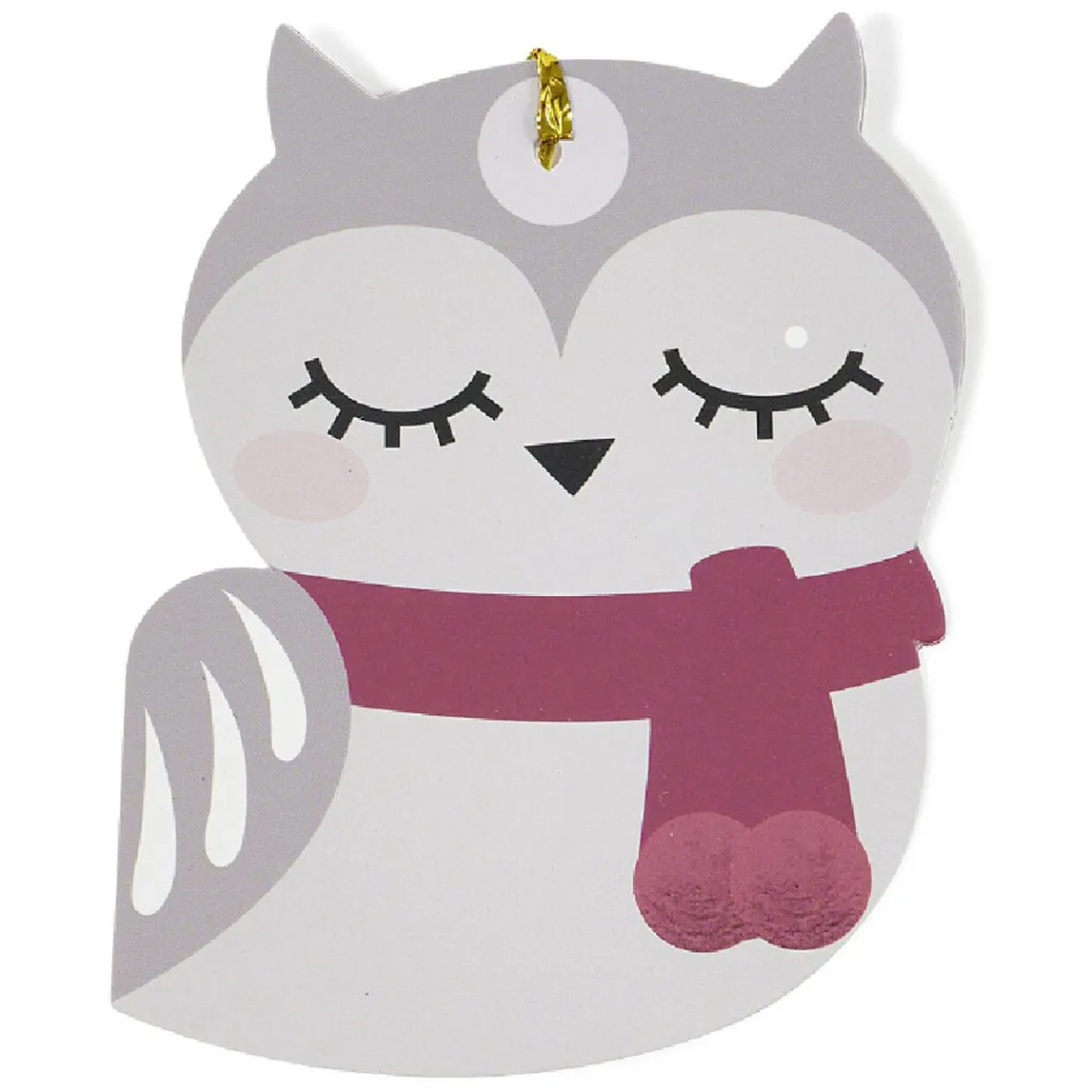 Étiquette cadeau enfant forme Personnages de Noël x6-Gifi Best