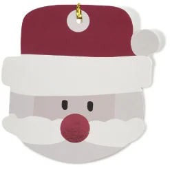 Étiquette cadeau enfant forme Personnages de Noël x6-Gifi Best