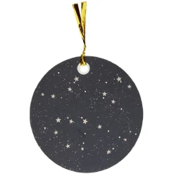 Étiquette cadeau Noël dorée x6-Gifi Clearance