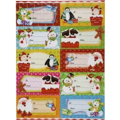 Étiquette pailletée papier cadeau x10-Gifi Sale