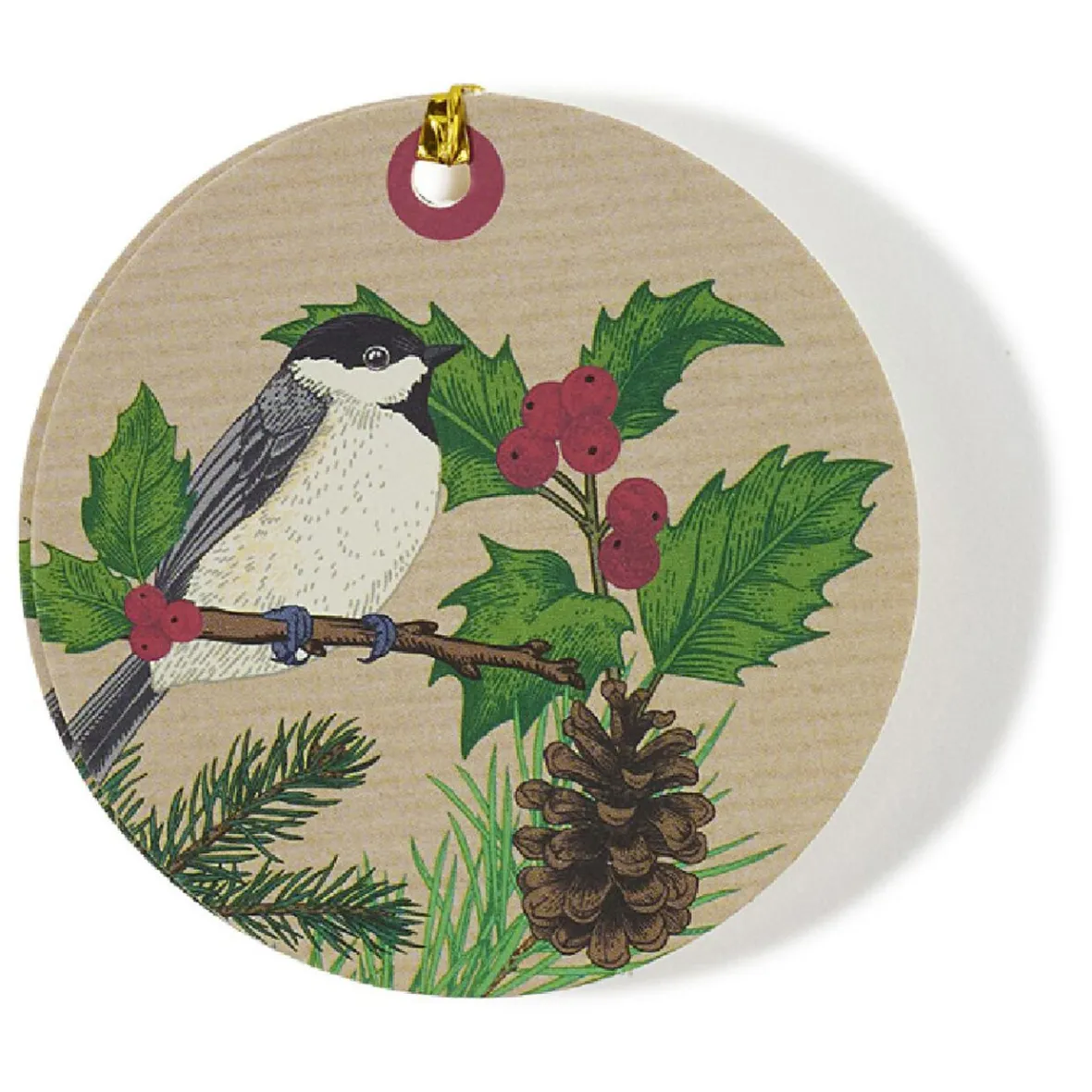 Étiquette pour Paquet cadeau enfant motifs Boule de Noël x6-Gifi Outlet