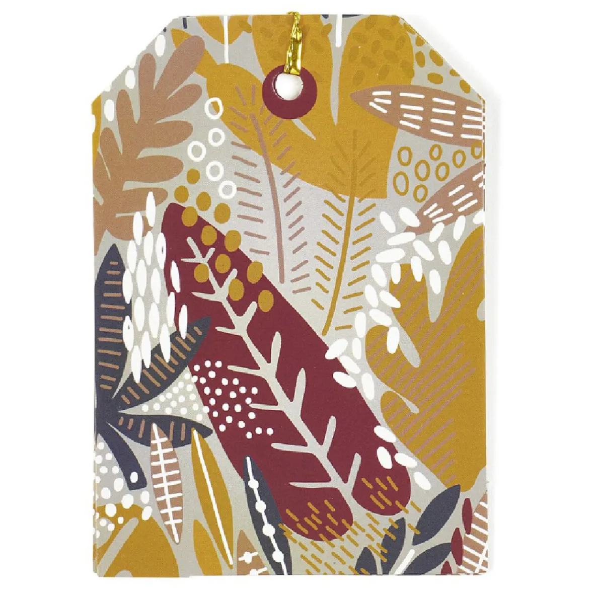 Étiquette pour paquet cadeau Noël Hiver Nature x6-Gifi Discount