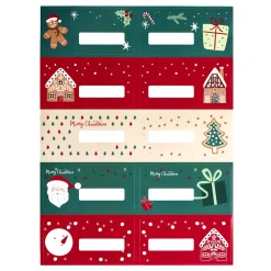 Étiquette pour paquet cadeau Noël 10 pièces-Gifi Clearance
