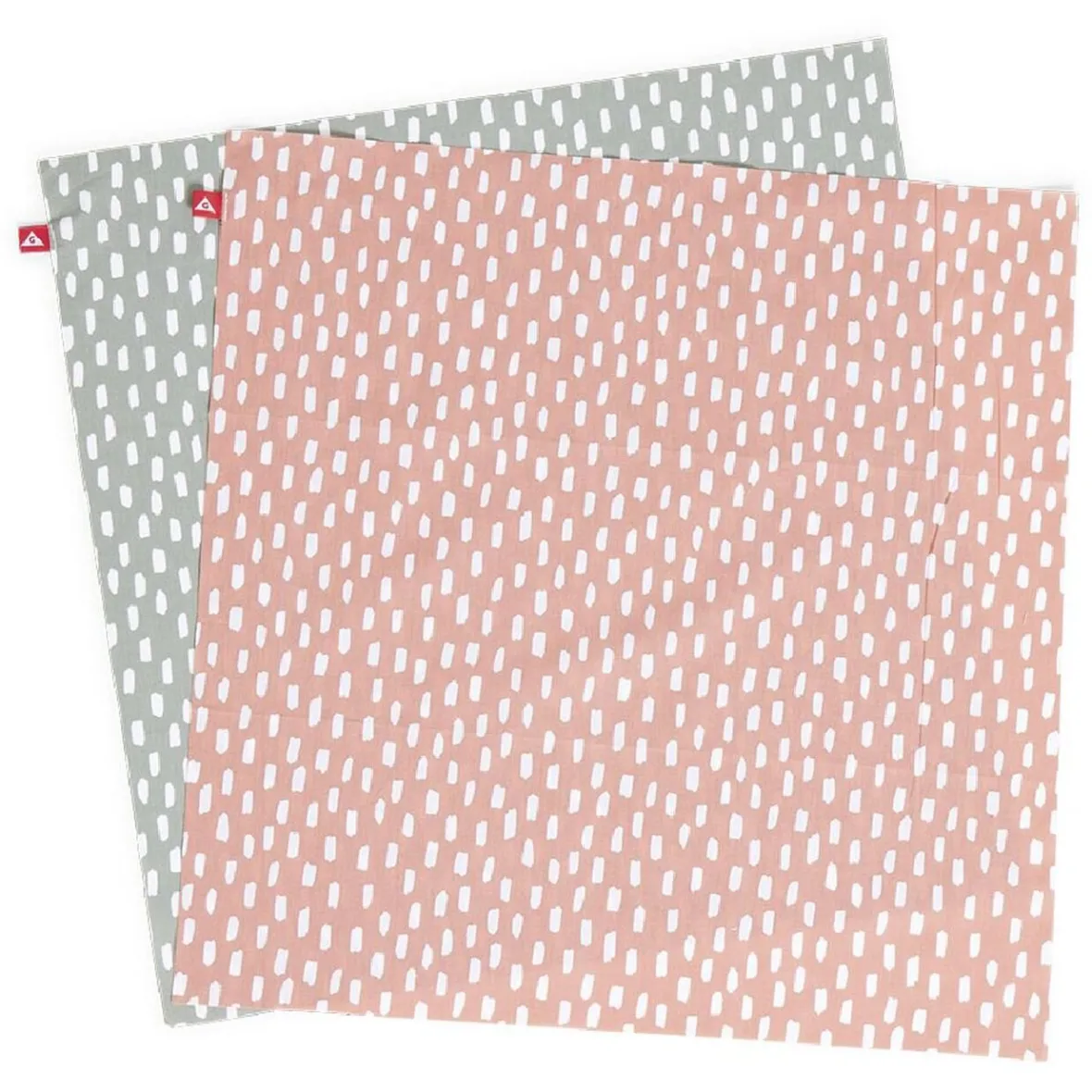 Tissu emballage cadeau réutilisable coton 50x50cm x2-Gifi New