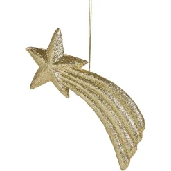 Étoile filante à suspendre doré pailleté-Gifi Best