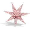 Étoile pliante à suspendre rouge et blanc H80cm-Gifi New