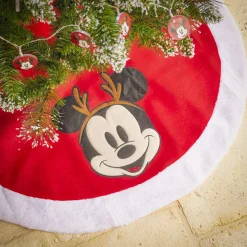 Tour de sapin Mickey Disney rouge et blanc Ø100cm-Gifi Online