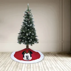 Tour de sapin Mickey Disney rouge et blanc Ø100cm-Gifi Online