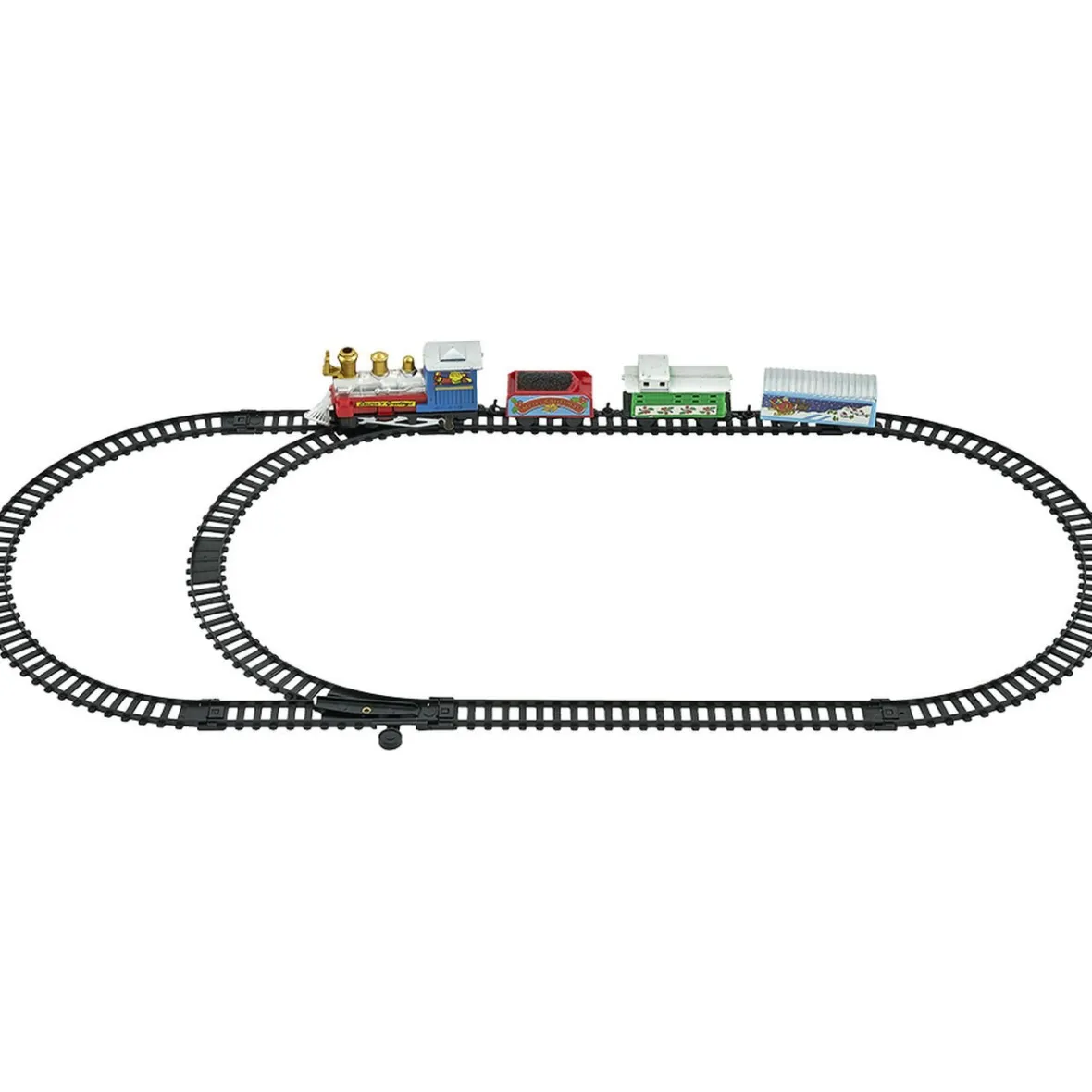 Train de Noël électrique 4 wagons-Gifi New