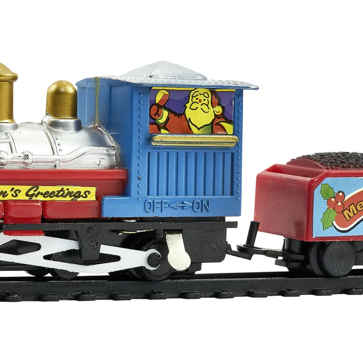 Train de Noël électrique 4 wagons-Gifi New