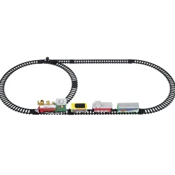 Train de Noël électrique 4 wagons-Gifi Discount