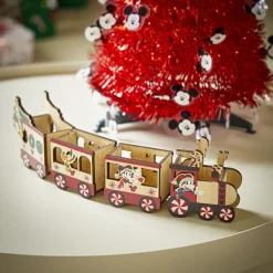 Train Disney Mickey en bois L38cm-Gifi Clearance