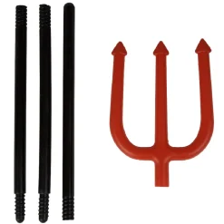 Trident à assembler Halloween noir et rouge-Gifi Online