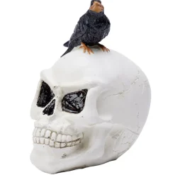 Tête de mort Halloween en polyrésine-Gifi New