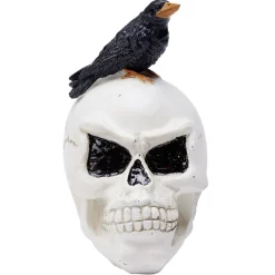 Tête de mort Halloween en polyrésine-Gifi New