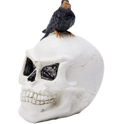 Tête de mort Halloween en polyrésine-Gifi New