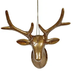Tête de Renne marron craquelé à suspendre-Gifi Hot